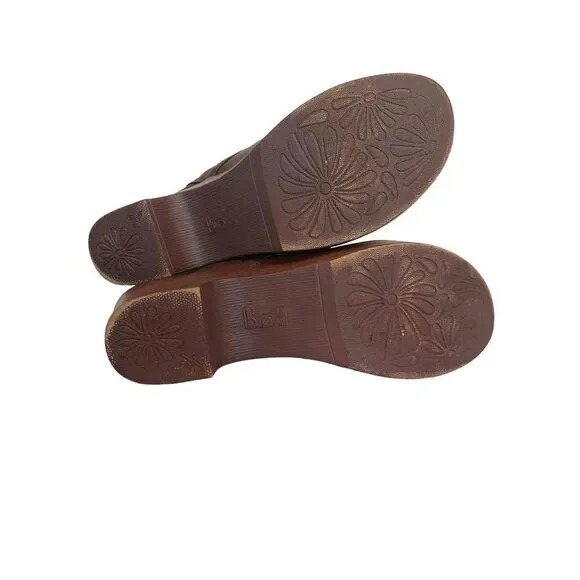 B.O.C Brown Slip-On Mules Type SZ 10M - Picture 4 of 4